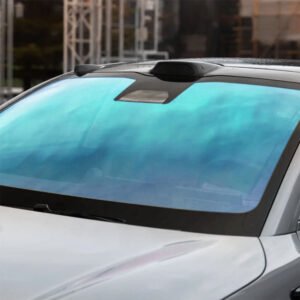 blue windscreen‌ tinting for car